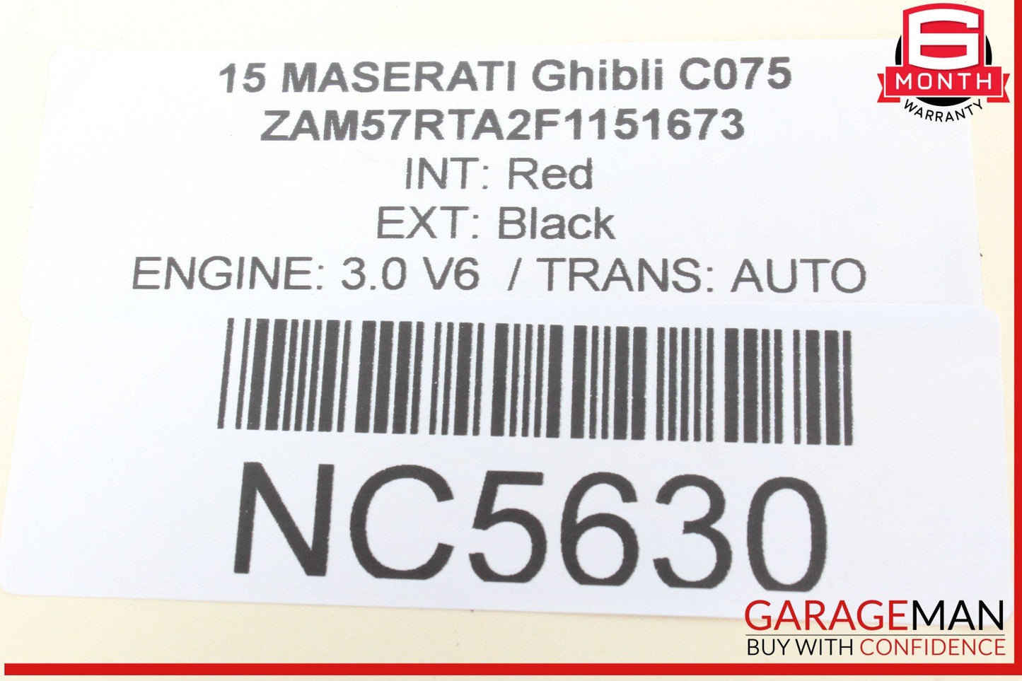 14-17 Maserati Ghibli Rear Right Passenger Side Lower Suspension Control Arm OEM