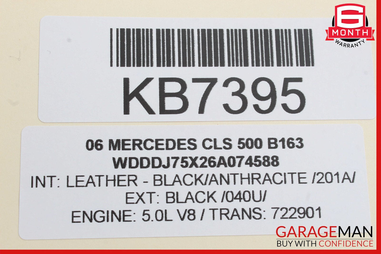 06-11 Mercedes W219 CLS500 E320 E350 Rear Door Keyless Go Control Module OEM