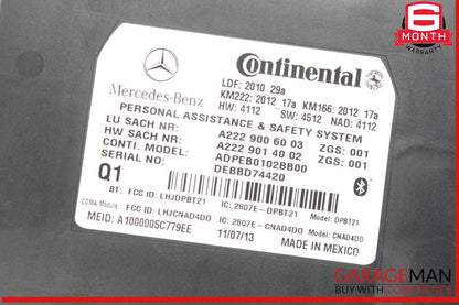 12-15 Mercedes W204 C250 Communication Control Module 2229006003 OEM