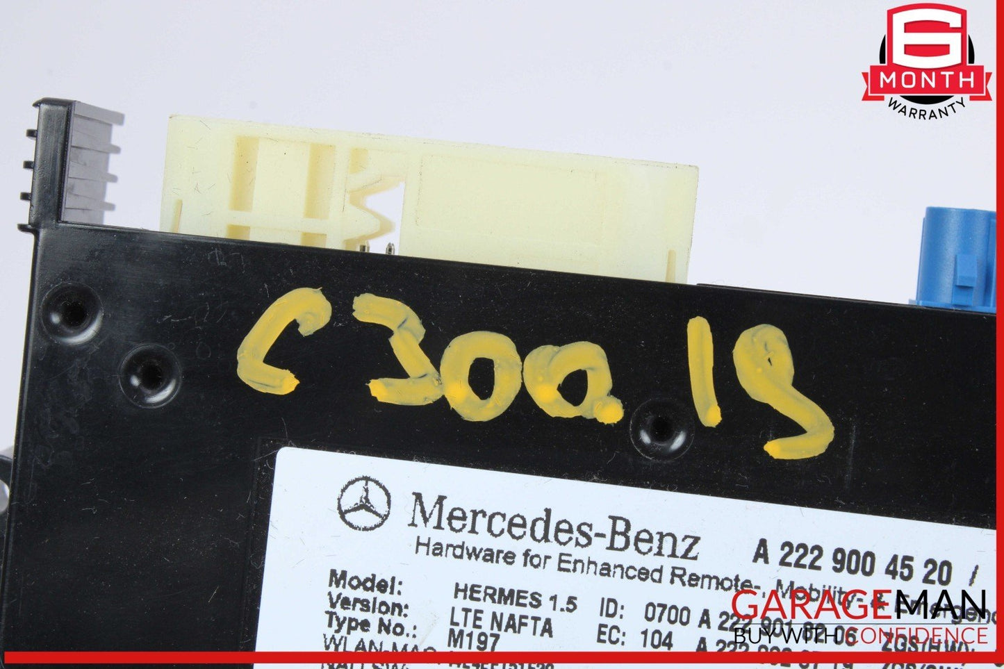 15-20 Mercedes W205 C300 Telematics Communication Bluetooth Control Module OEM
