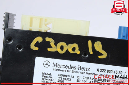 15-20 Mercedes W205 C300 Telematics Communication Bluetooth Control Module OEM