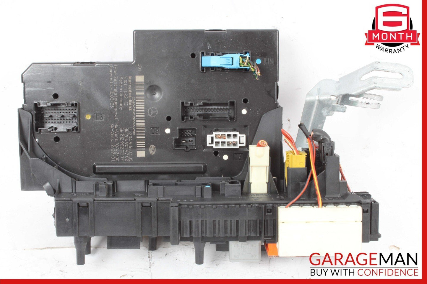 12-14 Mercedes W204 C250 C350 C63 AMG Rear SAM Module Relay Fuse Box Assy