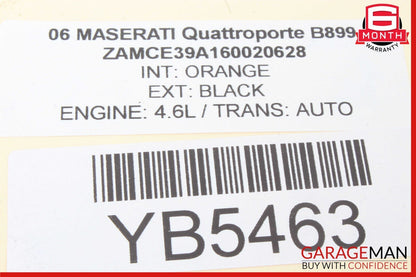03-13 Maserati Quattroporte M139 Rear Left Side Exterior Door Handle OEM