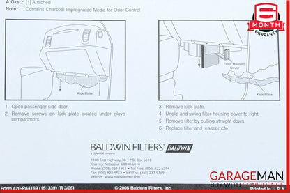 Baldwin Cabin Air Filter PA4169