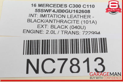 16-19 Mercedes W205 C300 C350e Front Right Passenger Side Door Control Module