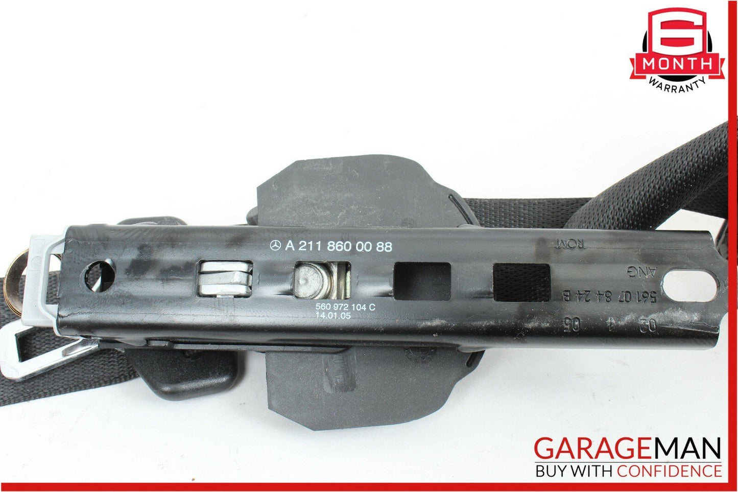 03-06 Mercedes CLS500 E350 Front Right Side Seatbelt Seat Belt Retractor Black