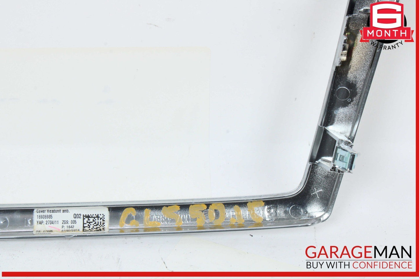 12-16 Mercedes X166 GL550 ML550 Center Console Command Unit Radio Bezel Trim OEM
