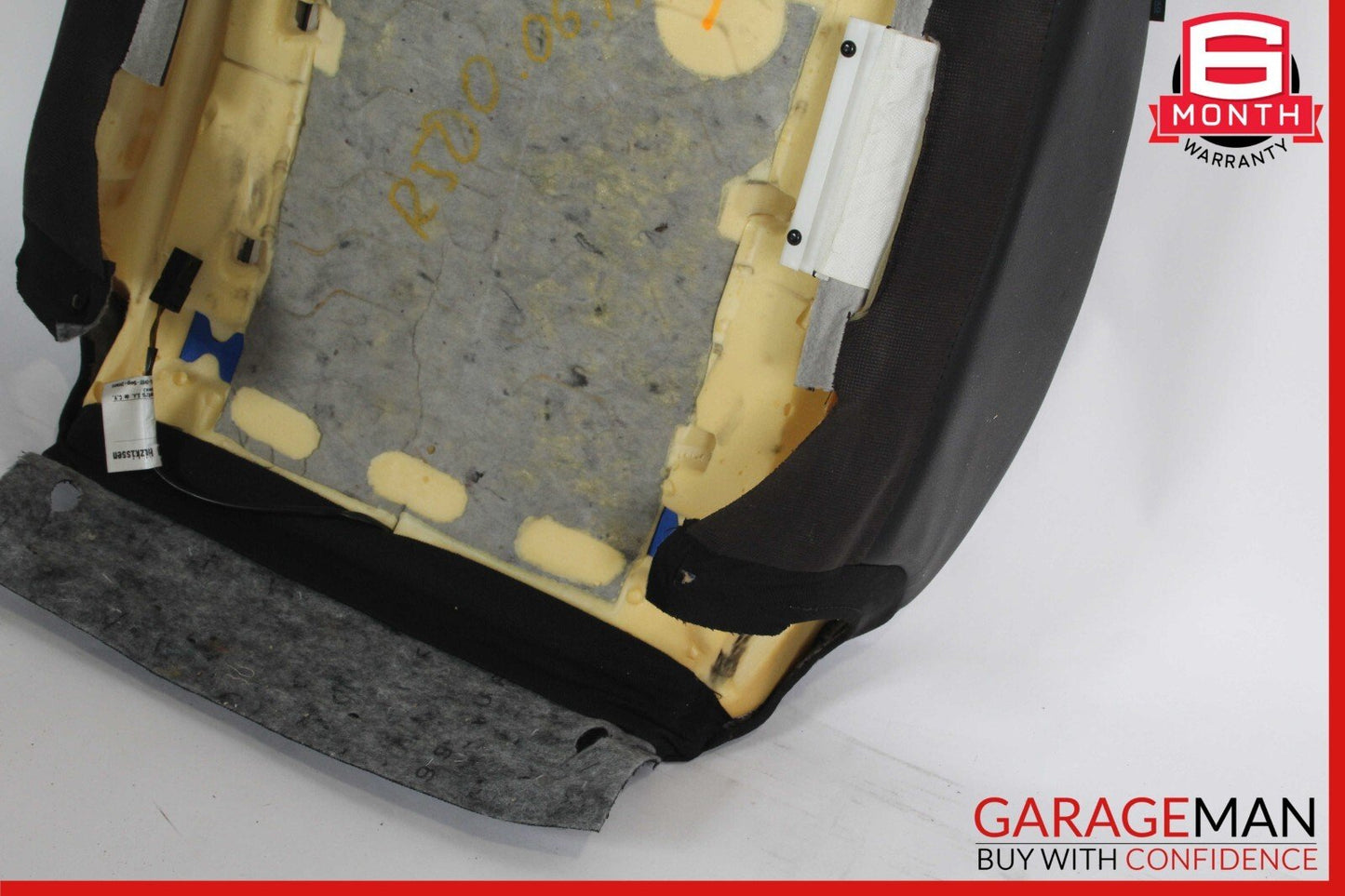 06-10 Mercedes W251 R500 Front Right Top Upper Seat Cushion Cover Anthracite