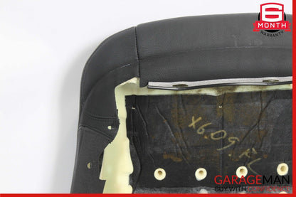 08-14 BMW X6 E71 Front Left Driver Side Top Upper Seat Cushion Black OEM