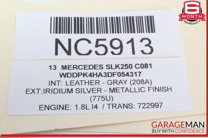 10-15 Mercedes R172 SLK250 C300 Keyless Go Entry Control Module 1729007900 OEM