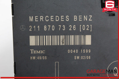 03-09 Mercedes W211 E350 Front Left Driver Side Door Control Module Unit OEM
