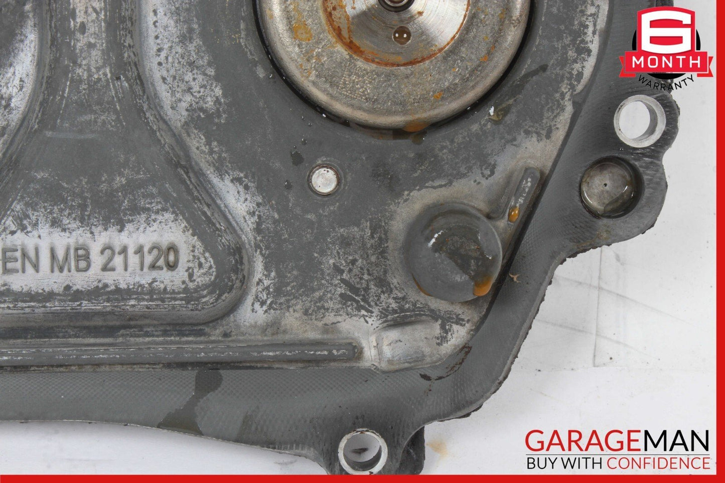 12-18 Mercedes GL450 S550 Engine Timing Chain Cover Plate 2760150201 OEM