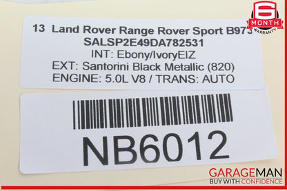 10-13 Land Rover Range Rover Sport Rear Right Passenger Side Seat Belt Seatbelt