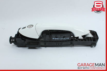 12-14 Mercedes W204 C250 C300 Front Left Side Exterior Door Handle Polar White
