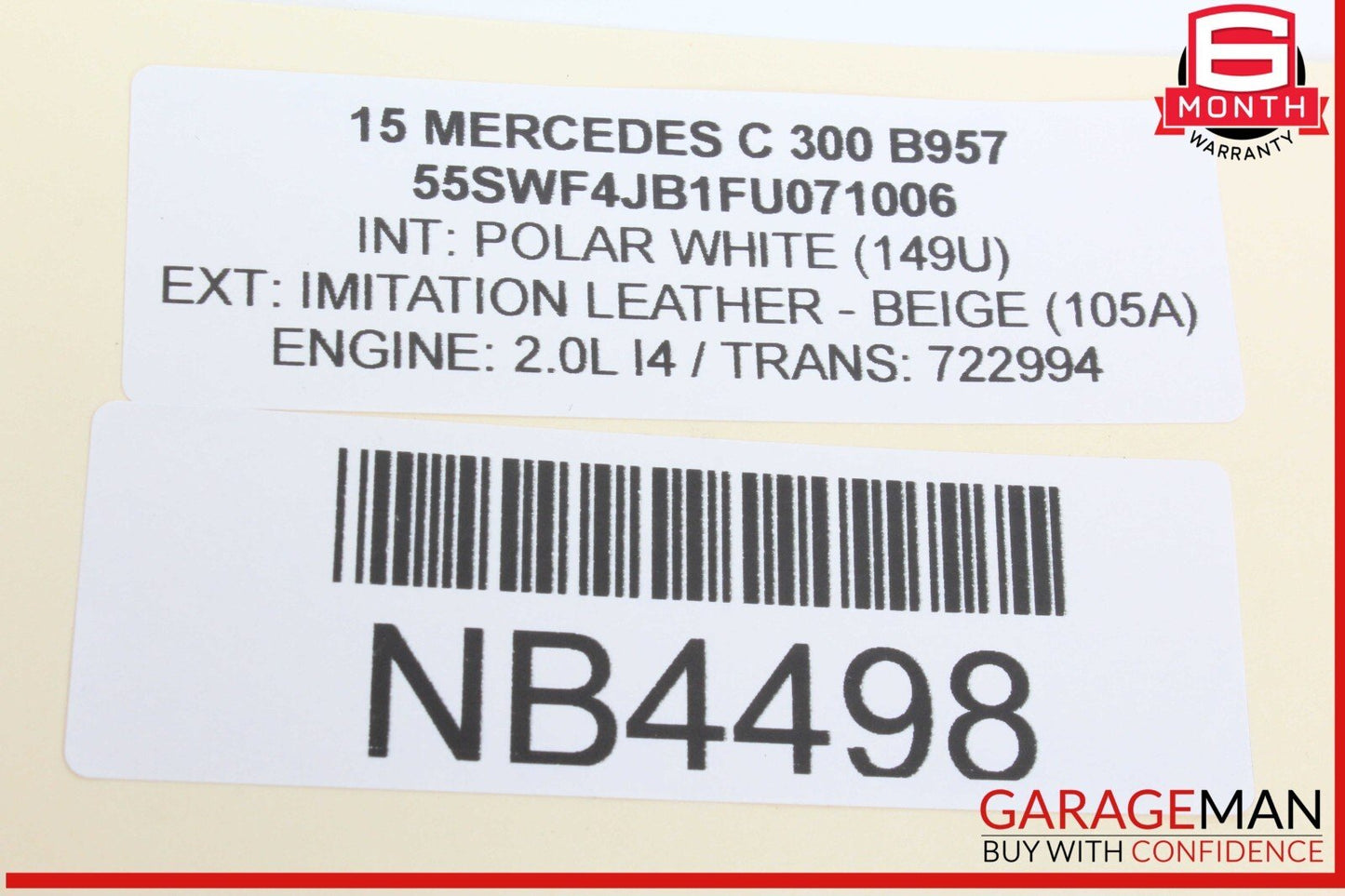 15-20 Mercedes W205 C300 GLC300 Front Right Side Dash Air A/C Vent Grille OEM