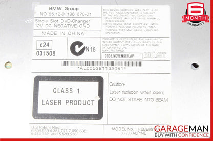 07-14 BMW X5 X6 E70 E71 6 DVD CD CHANGER PLAYER 9196670