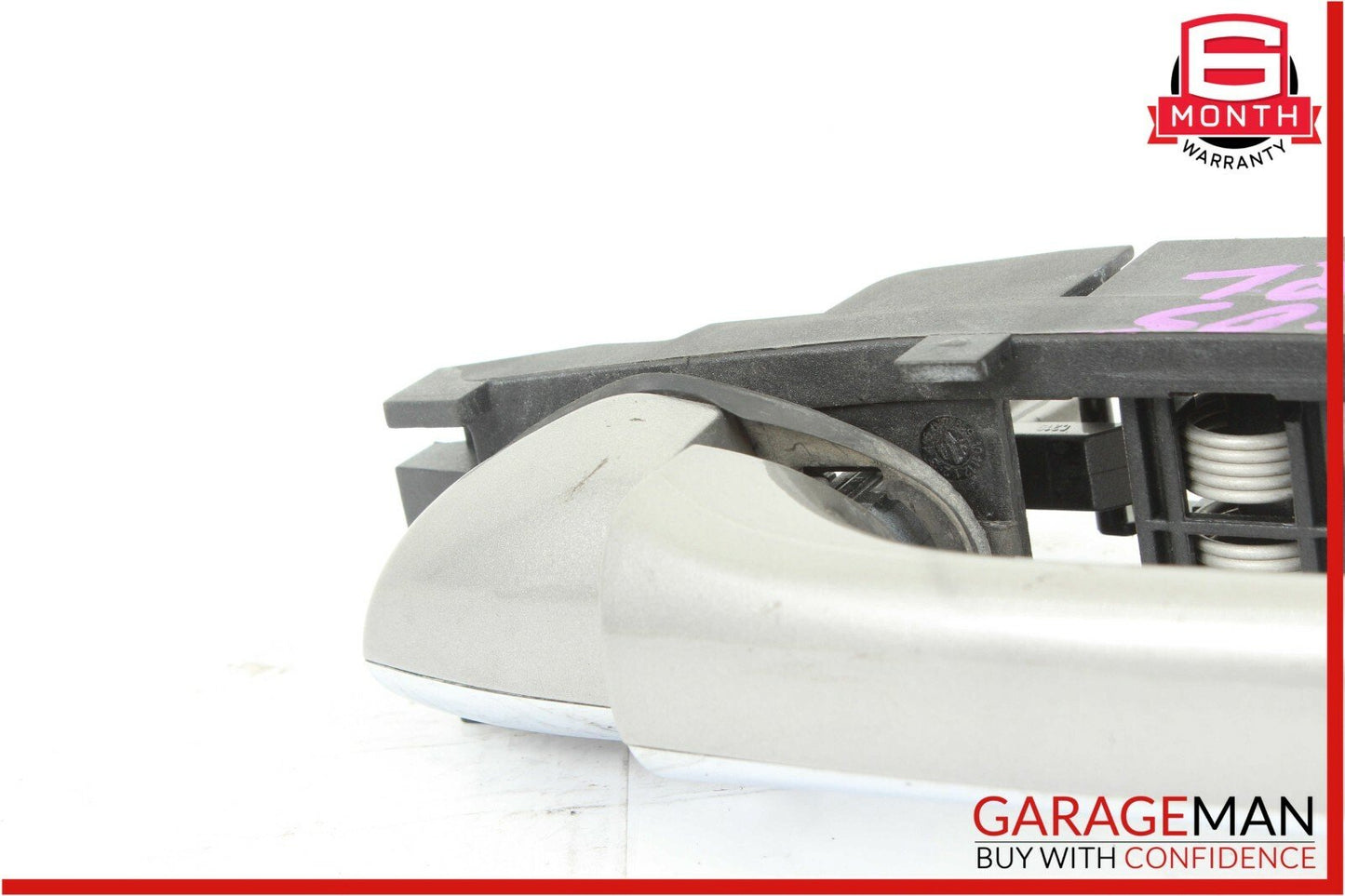 06-11 Mercedes W219 CLS500 Rear Left Side Exterior Door Handle Cubanite Silver