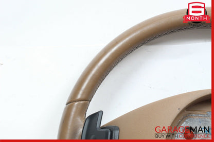 10-13 Mercedes W221 S400 HYBRID 4 Spoke Steering Wheel w/ Paddle Shifters Beige