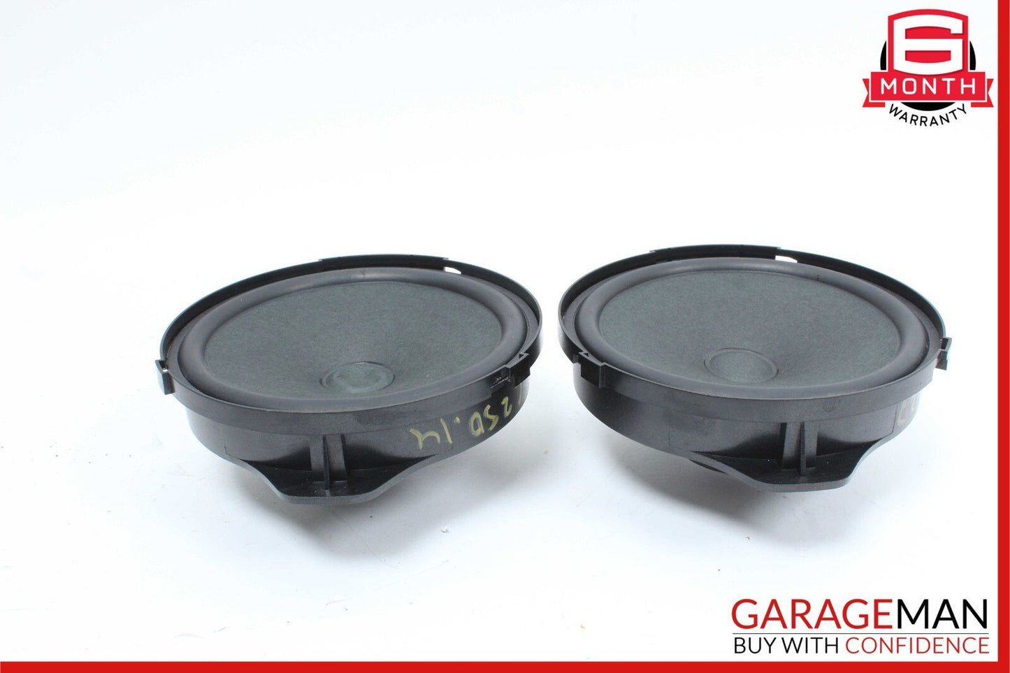06-15 Mercedes W204 C250 C300 Rear Right & Left Side Door Sound Speakers Set OEM