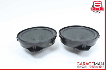 06-15 Mercedes W204 C250 C300 Rear Right & Left Side Door Sound Speakers Set OEM