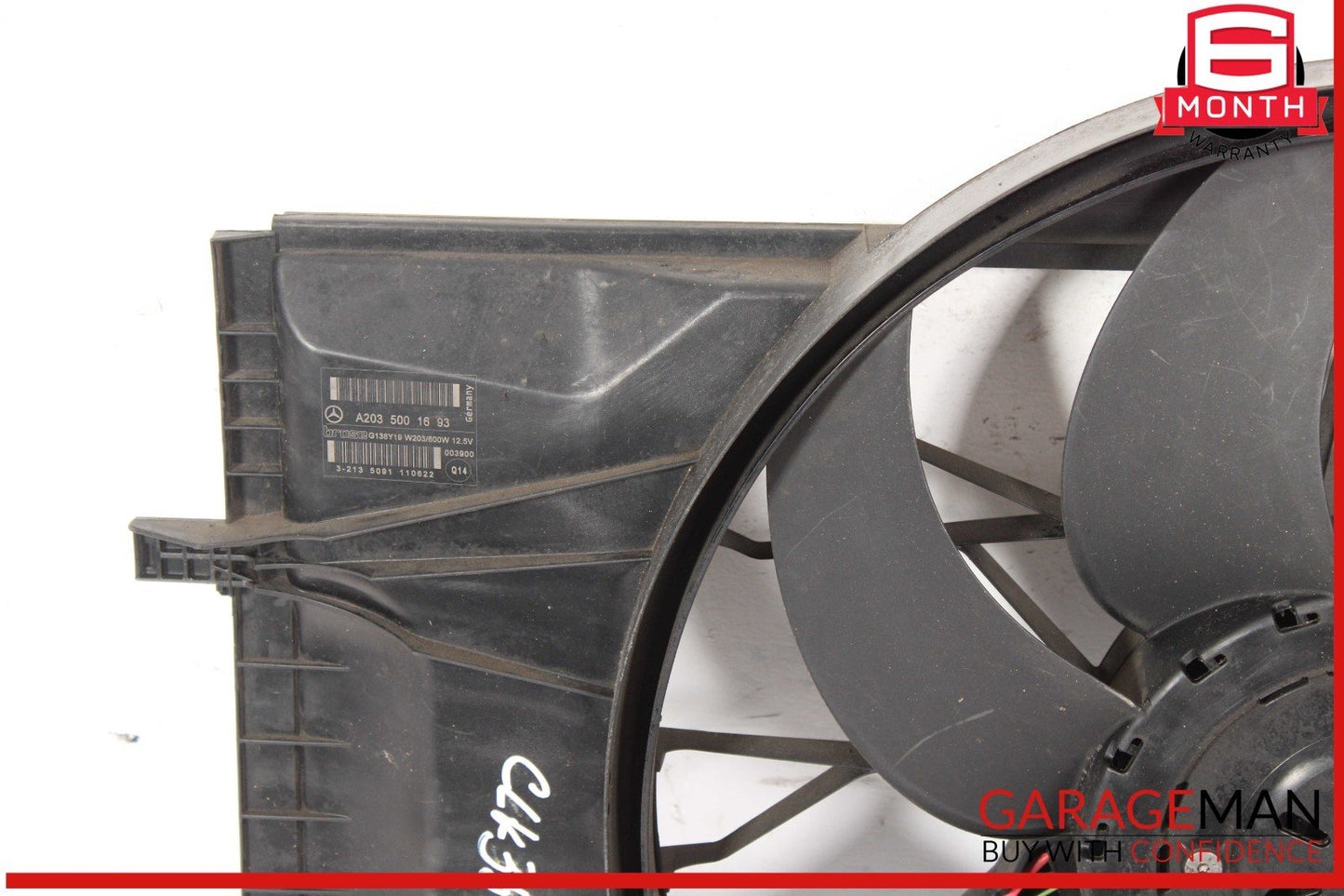 05-09 Mercedes W209 CLK350 C350 C230 Engine Radiator Cooling Fan Motor OEM