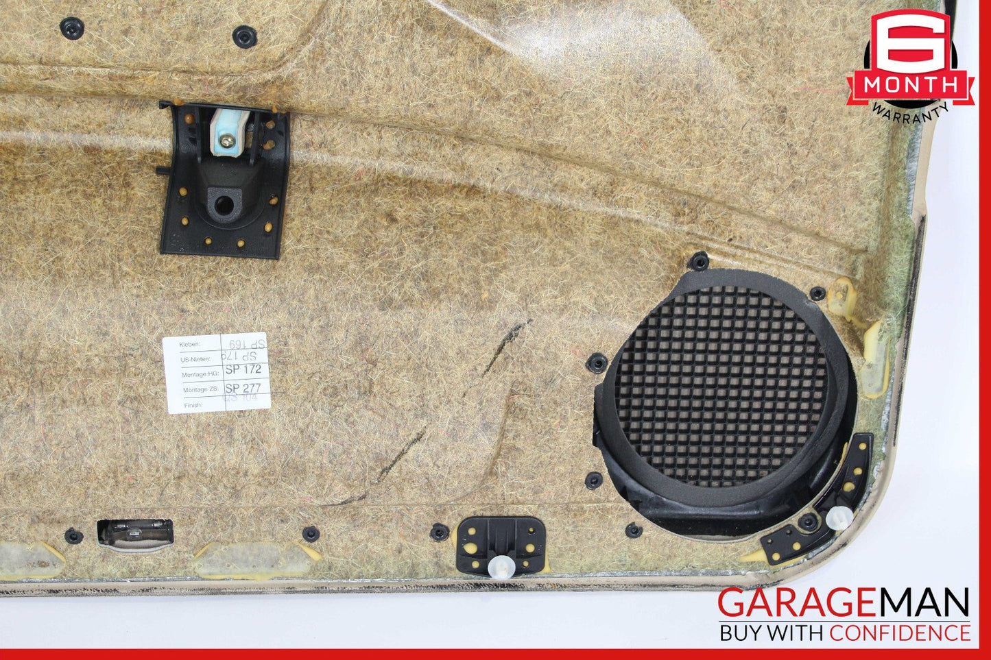 96-02 Mercedes W210 E320 Front Right Side Complete Interior Door Panel OEM