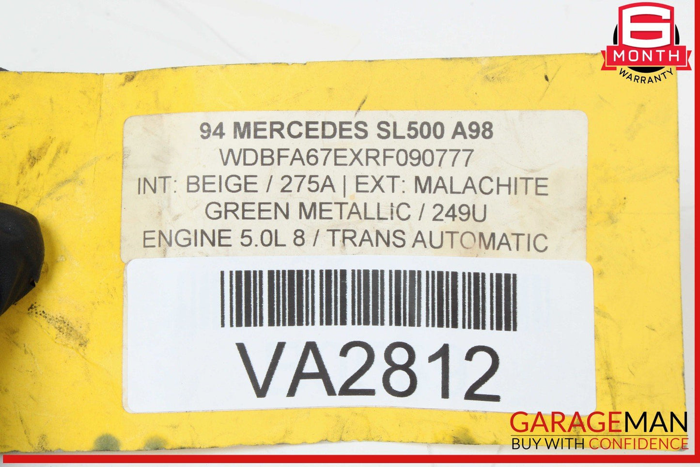 90-95 Mercedes R129 500SL 300SL SL500 Anti Theft Key Alarm Control Module OEM