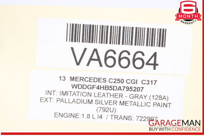 12-14 Mercedes W204 C250 CGI  Sirius Satellite Radio Receiver 2128706489 OEM