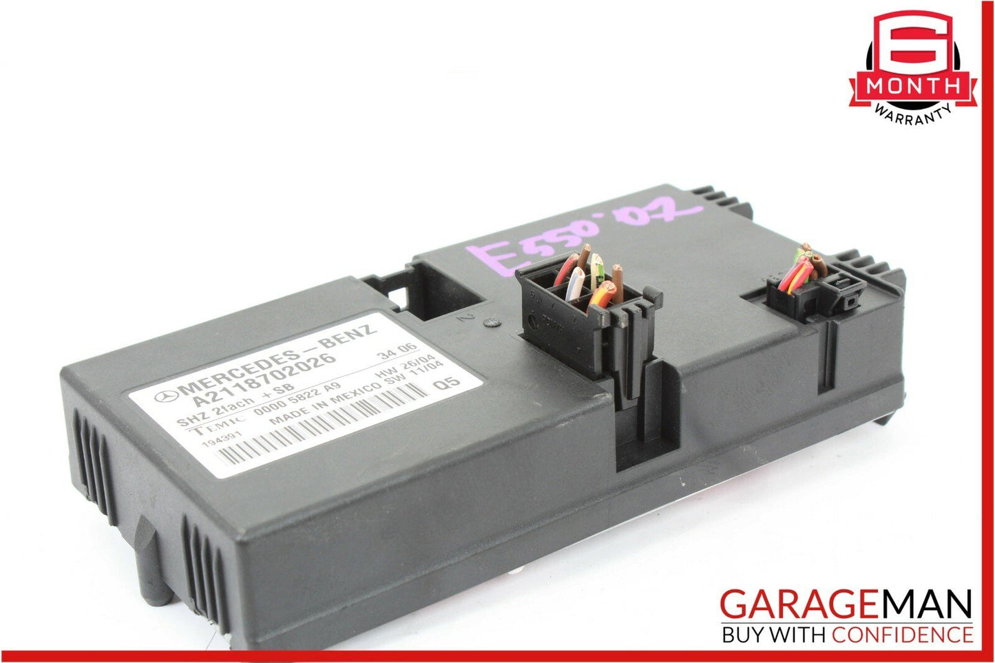 06-11 Mercedes W219 CLS500 CLS550 E550 Heated Seat Computer Control Module Unit
