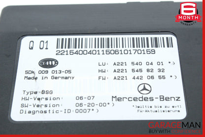 07-14 Mercedes W221 S550 CL550 Electric Power Supply Control Fuse Box Module OEM