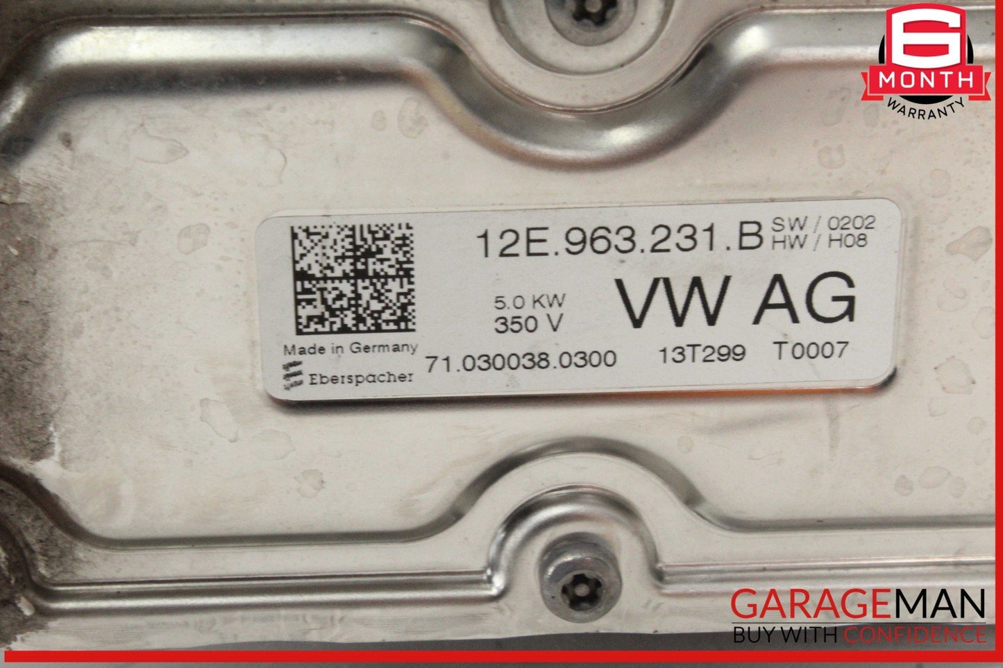 14-16 Porsche Panamera 970 E-Hybrid High Voltage Electric Battery Heater OEM