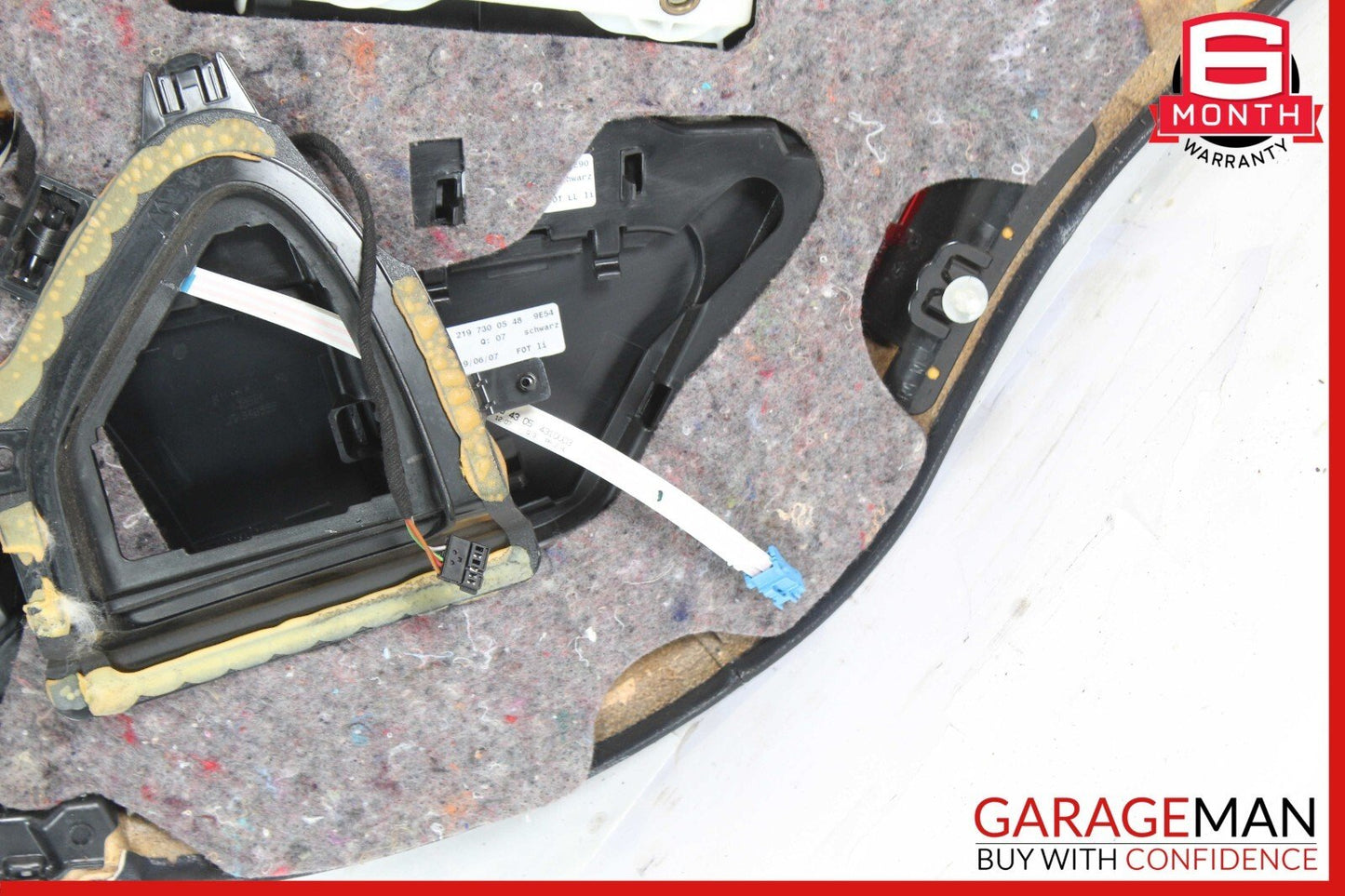 06-11 Mercedes W219 CLS63 CLS55 AMG Rear Left Interior Door Panel Black OEM