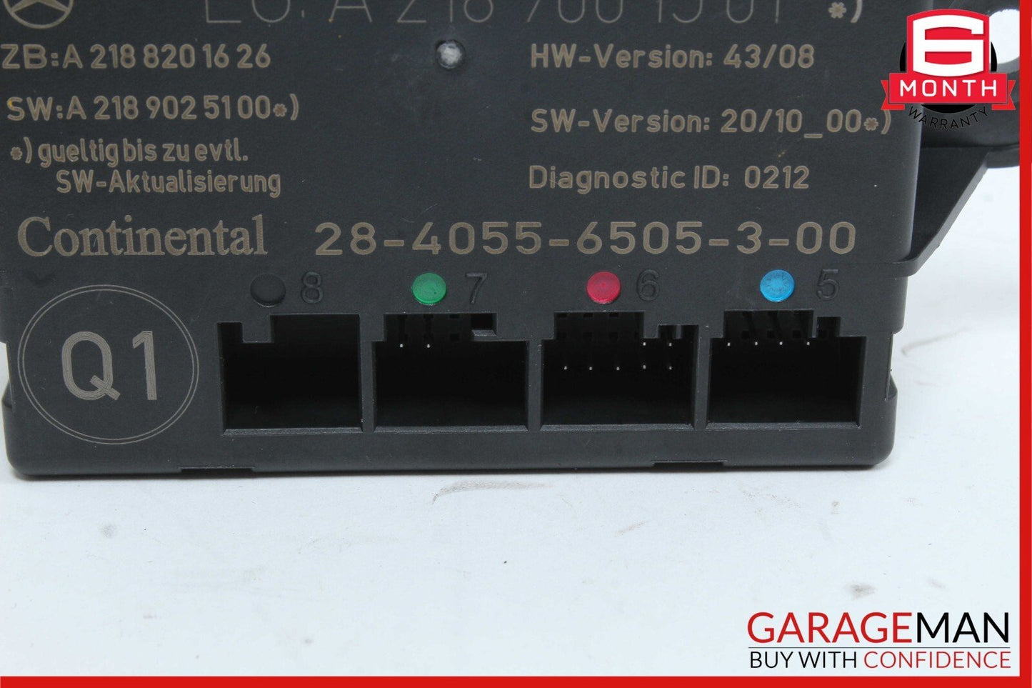 08-18 Mercedes W212 E350 C300 Rear Right Side Door Control Module Unit OEM