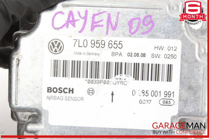 08-10 Porsche Cayenne 957 Airbag Air Bag SRS Sensor Control Module 7L0959655 OEM