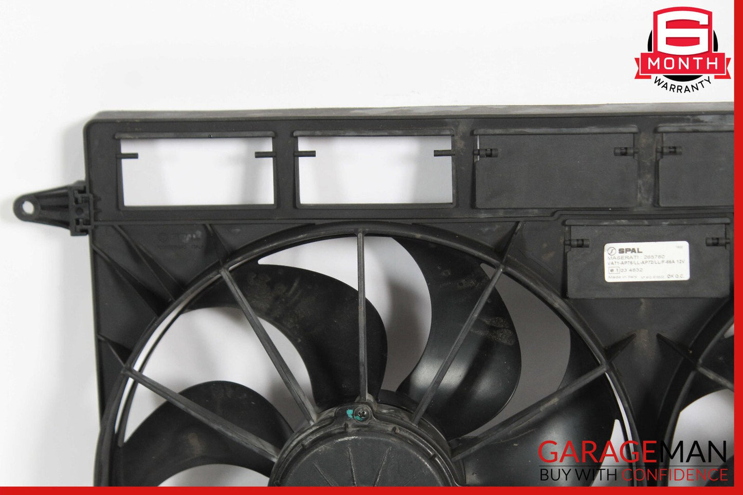 04-08 Maserati Quattroporte M139 Radiator Cooling Fan Motor OEM