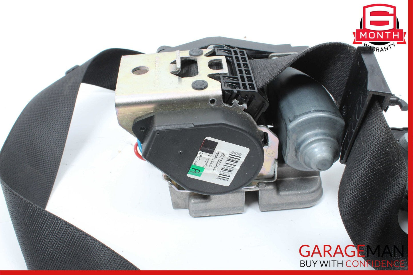 07-09 Mercedes W211 E320 CLS550 Front Right Passenger Side Seat Belt Black OEM
