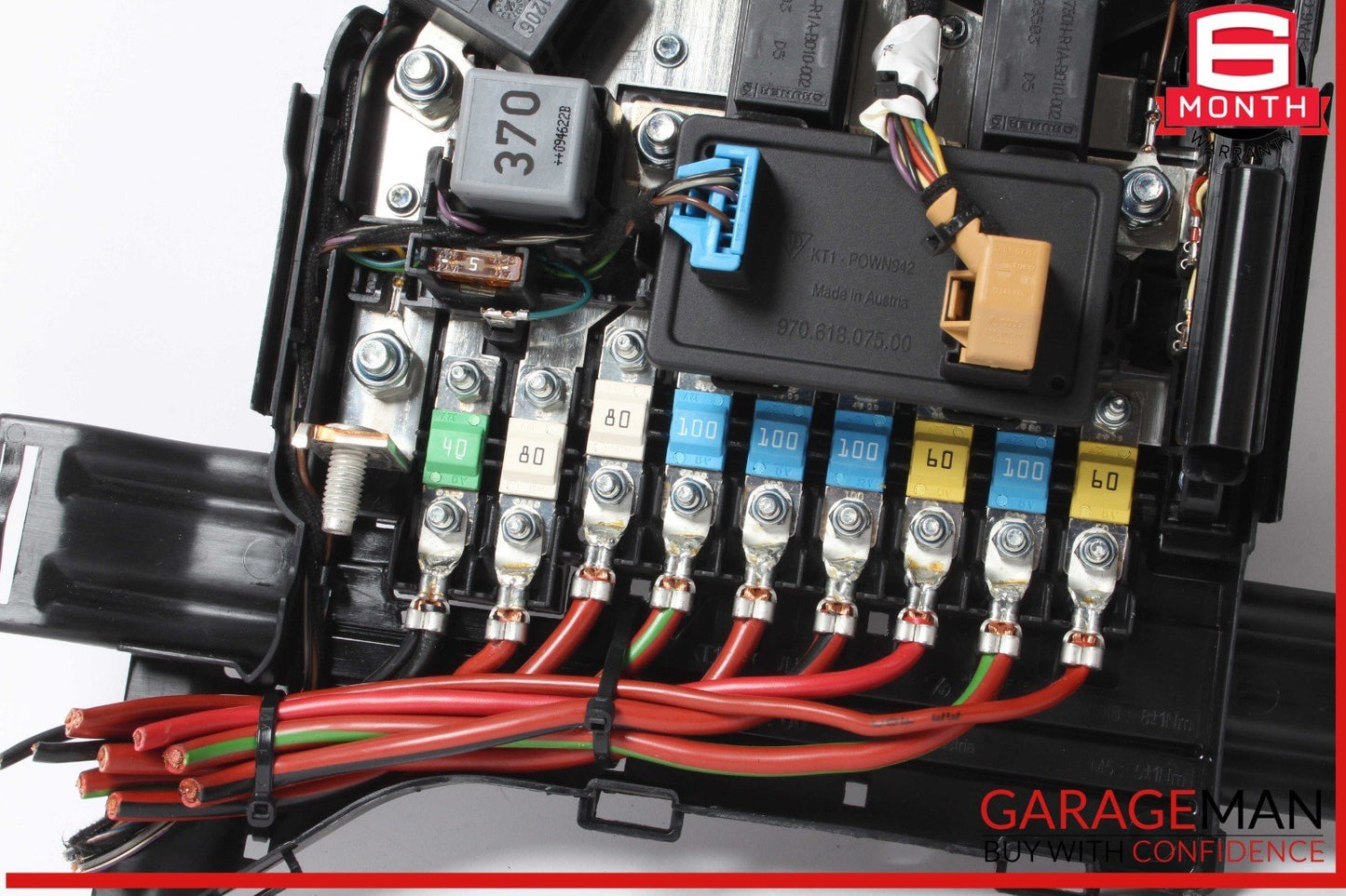 10-16 Porsche Panamera 970 Battery Terminal Junction Fuse Box OEM