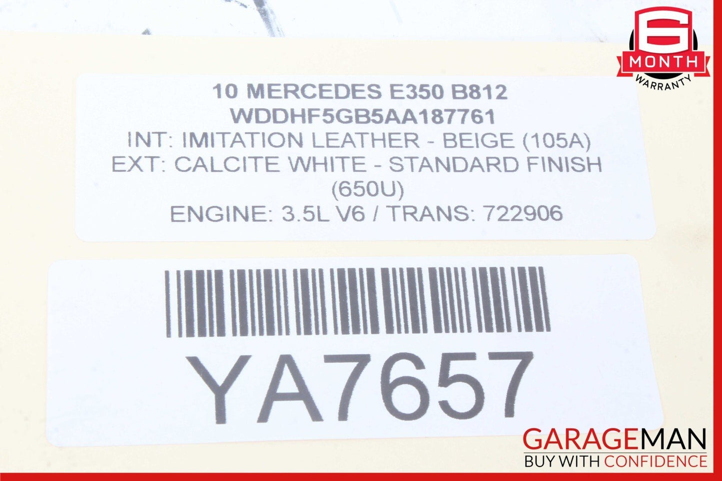 10-13 Mercedes W212 E350 E550 E63 AMG Sedan Trunk Lid Tailgate Handle Trim OEM