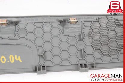 03-12 Mercedes R230 SL500 SL550 Rear Deck Speaker Cover Trim Panel Gray OEM