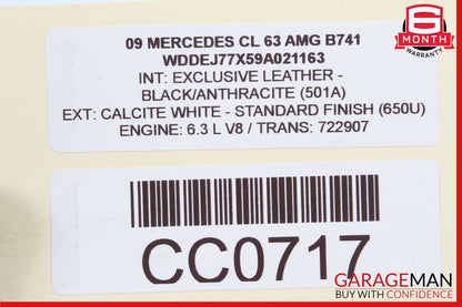 01-19 Mercedes C32 S55 AMG S550 CL63 AMG AUX Auxiliary Circulation Water Pump