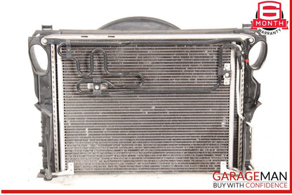 02-06 Mercedes W220 S430 Engine Motor Cooling Fan Shroud w/ Radiator OEM