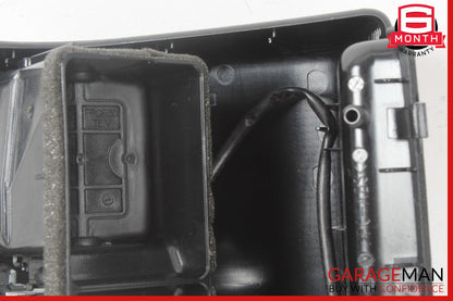 08-17 Mercedes W204 C250 E350 Rear Center Console AC Air Vent Trim Black OEM