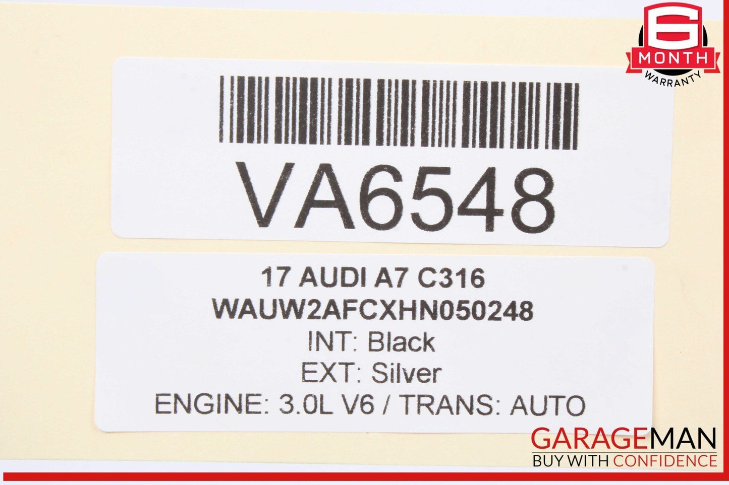 16-18 Audi A7 S7 Front Left and Right Side Head Light Washer Cover Silver OEM