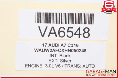 16-18 Audi A7 S7 Front Left and Right Side Head Light Washer Cover Silver OEM