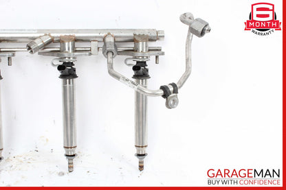 11-19 Mercedes W218 CLS550 E550 Right Fuel Injection Rail Line w/ Injectors OEM