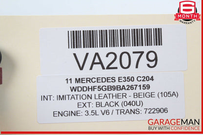 08-18 Mercedes W212 E350 GLK350 C350 Rear Left Side Door Lock Latch Actuator OEM
