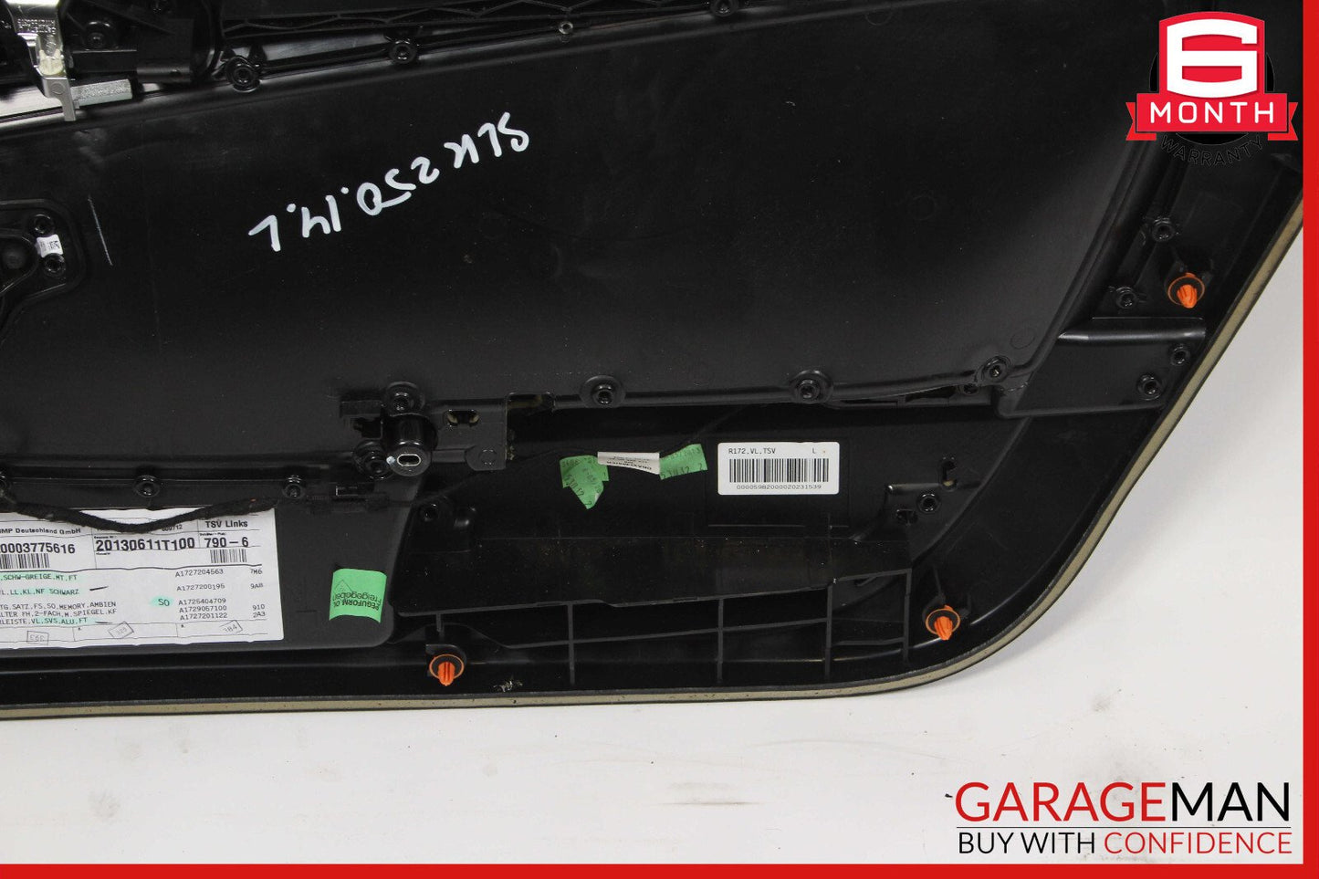 12-16 Mercedes R172 SLK250 SLK350 Left Driver Side Interior Door Panel OEM