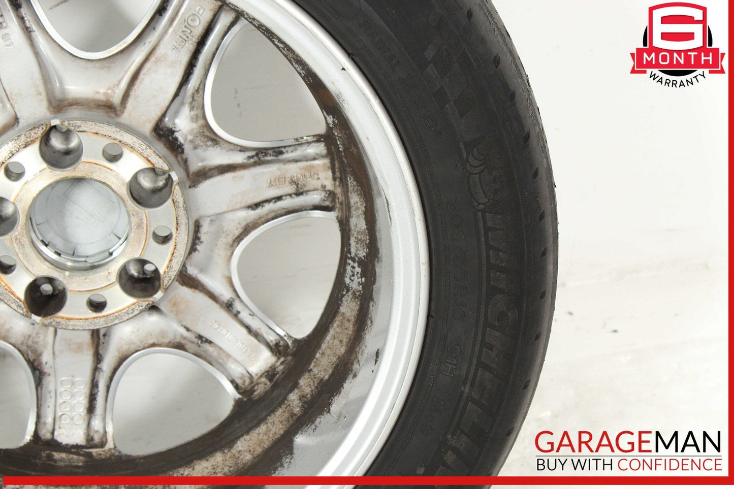 97-04 Mercedes R170 SLK230 SLK320 Rear Wheel Tire Rim 7Jx17H2 ET37 OEM