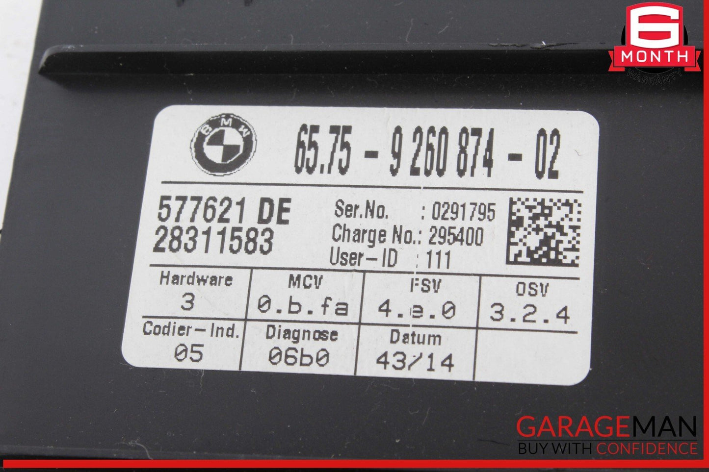 12-15 BMW X1 Anti Theft Locking Alarm Module