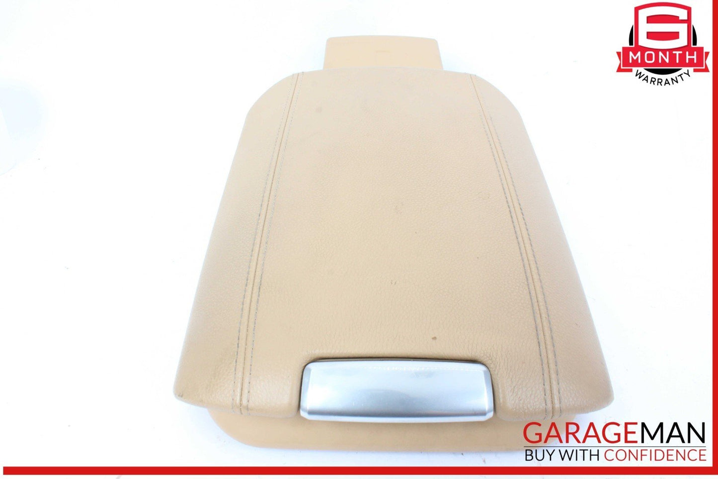 11-18 Porsche Cayenne 958 Center Console Armrest Arm Rest Door Lid Beige OEM